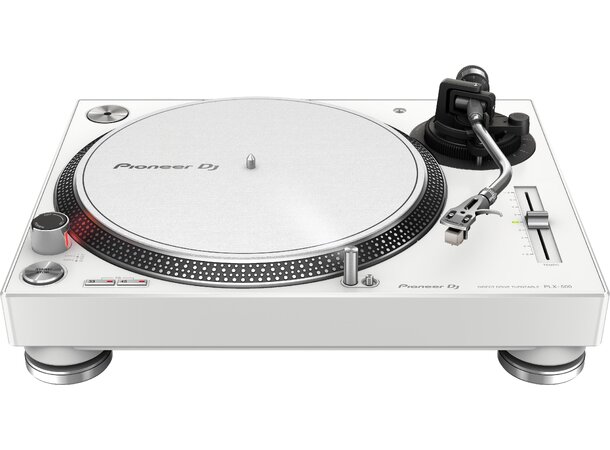 Pioneer DJ PLX-500 Platespiller, Hvit High Torque Direct Drive Turntable 